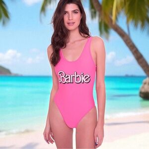 Barbie, Hot Pink One-Piece Swimsuit, Small☀️